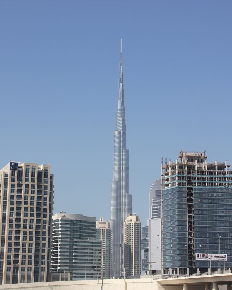 Burj Khalifa ve Downtown Dubai gökdelenleri
